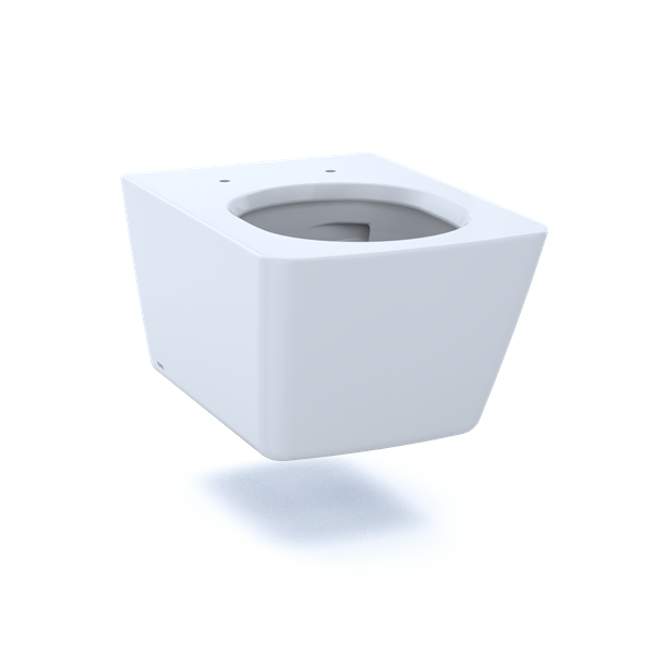 Toto - Sp Wall-Hung Contemporary Square-Shape Dual Flush 1.28 And 0.9 Gpf Toilet With Cefiontect- Ct449Cfg#01