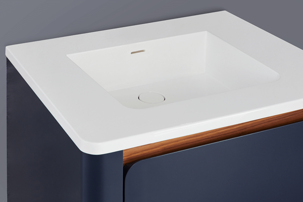 Wetstyle - Bauhaus 24 X 22 X 7/16 Semi Recessed Washbasin