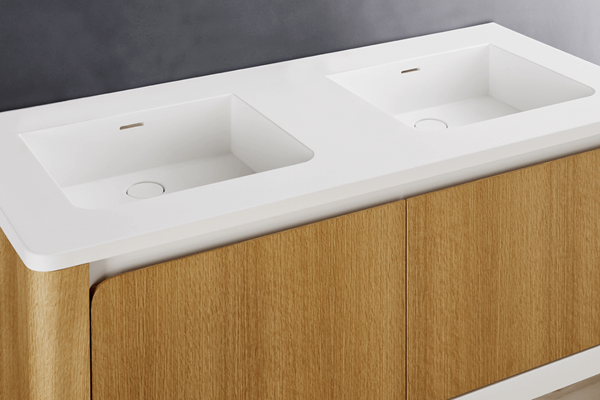 Wetstyle - Bauhaus 48 X 22 X 7/16 Semi Recessed Washbasin