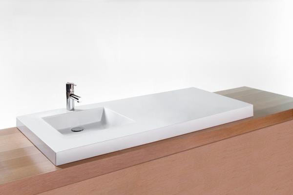 Wetstyle - Cube 48 X 22 X 2 Left Side Semi Recess Washbasin