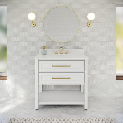 Jeffrey Alexander - Kipling 36 Inch W  Single Basin Bathroom Vanity Set