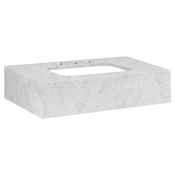DXV - Belshire 30 Inch Marble Console Top 3 Hole