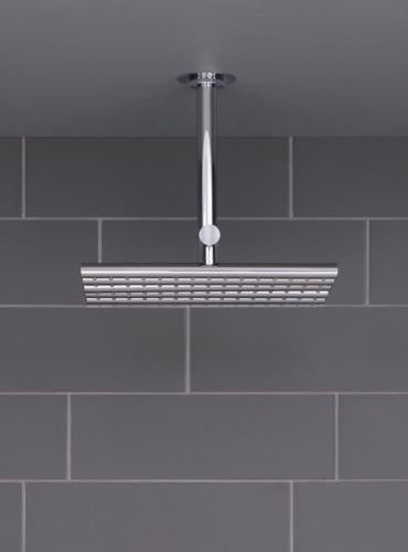 Vola - 050A 3/4 Inch Rainfall Showerhead - Ceiling-Mount- 7-1/2 Inch Length