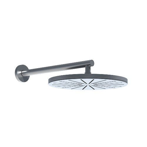 Vola - 060-100 3/4 Inch Round Showerhead -Wall-Mount- 17-3/8 Inch Length