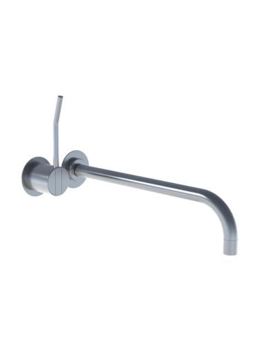 Vola - 121-300L One-Handle Mixer, 12 Inch Spout And Rosette Trim Kit