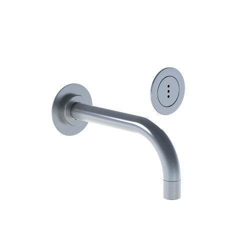 Vola - 4811 Electronic Wall-Mounted Single-Feed Basin Set with 6 Inch Spout