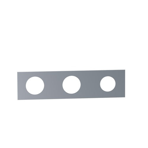 Vola - 3-Hole Plate- 2-3/8 Inch X 9 Inch