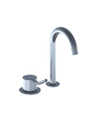 Vola - 590Bm Two-Hole Deck-Mounted Faucet With 4-1/2 Inch High Swivel Spout