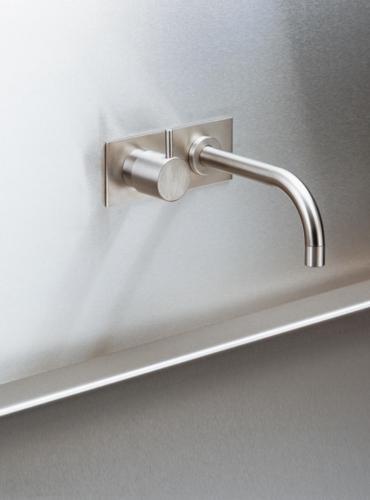 Vola - 912 Single-Feed One-Handle Wall-Mounted Basin Faucet