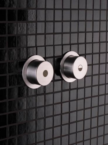 Vola - A83 Double Push-Button Pneumatic Remote For In-Wall Carriers
