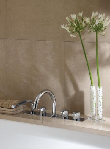 Vola - Pre-Assembled Two-Handle Thermostatic Tub Mixer With Swivel Spout