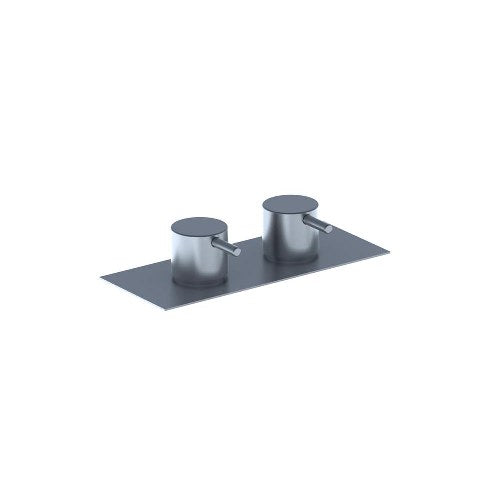 Vola - Pre-Assembled Two-Handle Tub Mixer For Use With Remote Wall Or Deck-Mounted Spout