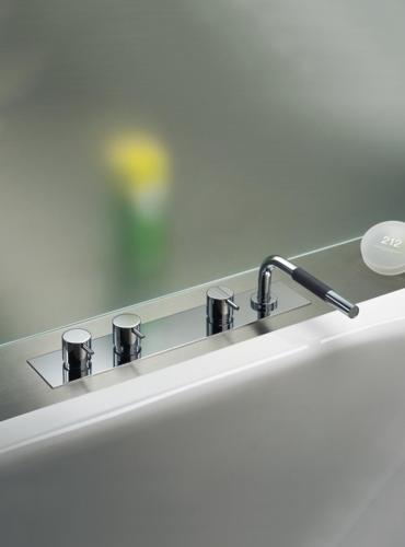 Vola - Pre-Assembled Two-Handle Tub Mixer W/Handspray