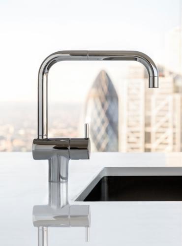 Vola - Kv1 One-Handle Deck-Mounted Basin Or Kitchen Faucet W/Double Swivel Spout (1.2 Gpm)