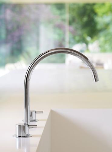 Vola - Kv15 Three-Hole Deck-Mounted Basin Or Kitchen Faucet