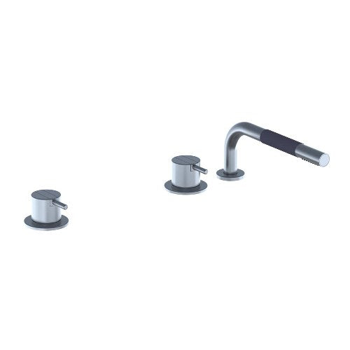 Vola - Sc3 One-Handle Tub Mixer With Handspray With Rosette Trim