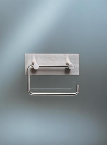 Vola - T12 Toilet Roll Holder 4-5/8 Inch Long With Backplate