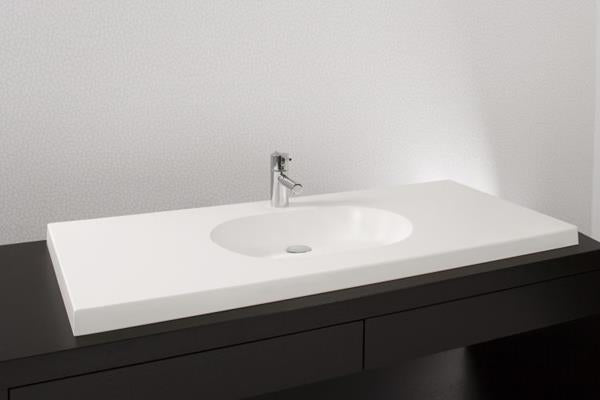 Wetstyle - Ove 48 X 22 X 2 Semi Recess Centered Washbasin