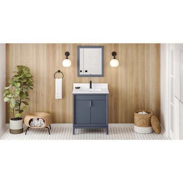 Jeffrey Alexander - Theodora 30 Inch W  Single Basin Bathroom Vanity Set