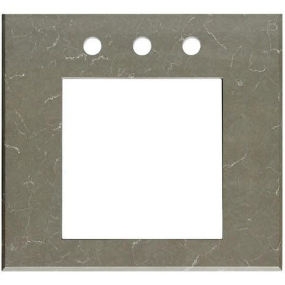 Linkasink - Gray 24 Inch Vanity Top, 14 X 14 Inch Cutout