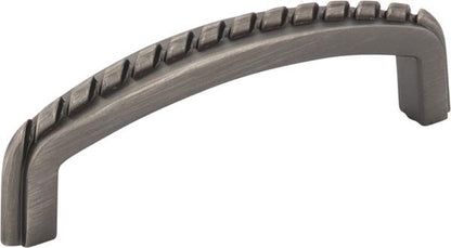Elements - 3 Inch Center-to-Center Rope Detailed Cypress Cabinet Pull