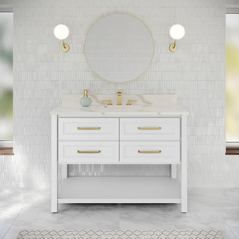 Jeffrey Alexander - Kipling 48 Inch W  Single Basin Bathroom Vanity Set
