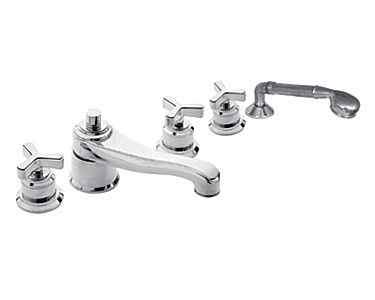 Watermark - Transitional Deck Mounted 5 Hole Bath Set