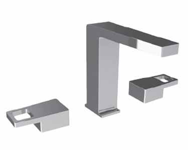 Watermark - Edge Deck Mounted 3 Hole Lavatory Set