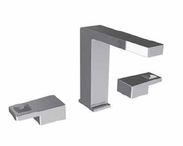 Watermark - Edge Deck Mounted 3 Hole Lavatory Set