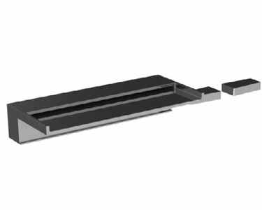 Watermark - Edge Deck Mounted 3 Hole Bath Set With Waterfall Spout
