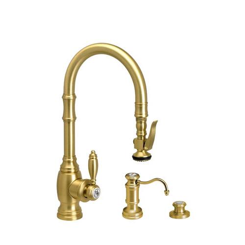 Waterstone - Traditional Prep Size Plp Pulldown Faucet - 3Pc. Suite
