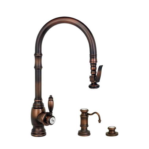 Waterstone - Traditional Plp Pulldown Faucet - 3Pc. Suite