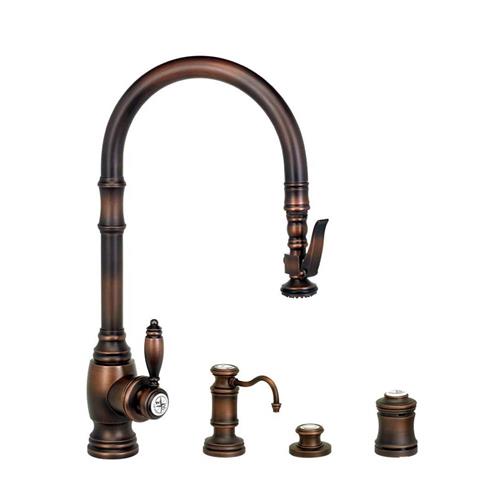 Waterstone - Traditional Plp Pulldown Faucet - 4Pc. Suite