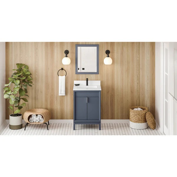 Jeffrey Alexander - Theodora 24 Inch W  Single Basin Bathroom Vanity Set