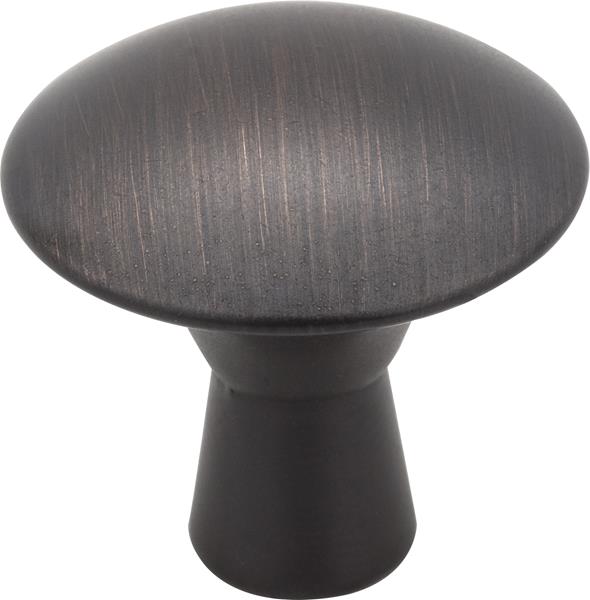 Elements - 1-1/16 Inch Diameter Zachary Cabinet Mushroom Knob