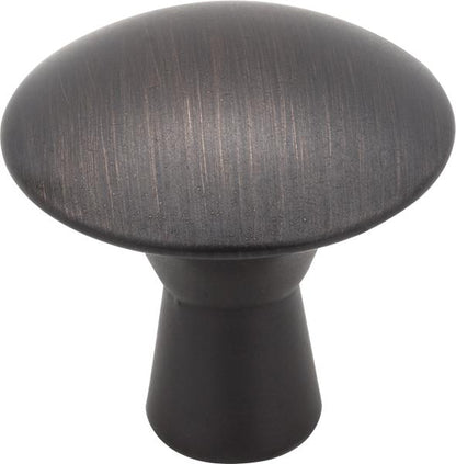 Elements - 1-1/16 Inch Diameter Zachary Cabinet Mushroom Knob