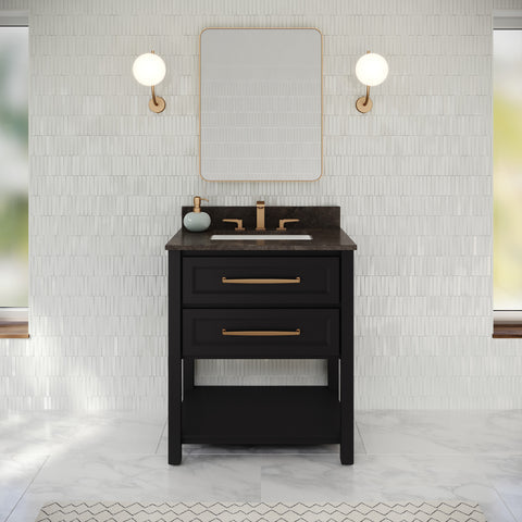 Jeffrey Alexander - Kipling 30 Inch W  Single Basin Bathroom Vanity Set