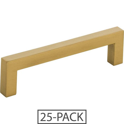 Elements - 96 mm Center-to-Center Square Stanton Cabinet Bar Pull - 25-Pack