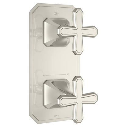 DXV - Belshire Two-Handle Thermostatic Valve Trim With Cross Handles