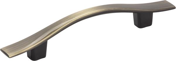 Elements - 3 Inch Center-to-Center Brushed Square Kingsport Cabinet Pull