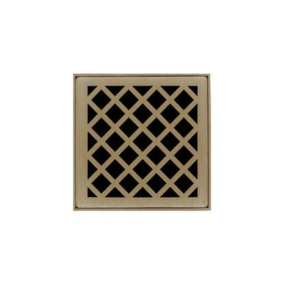 Infinity Drain - 4 x 4 Inch XD 4 Complete Standard Kit
