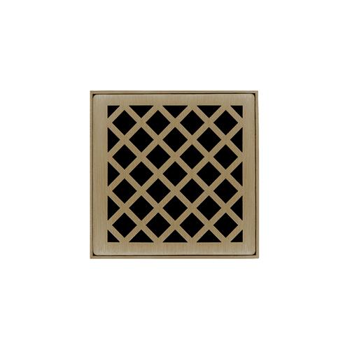 Infinity Drain - 4 x 4 Inch XDB 4 Complete Bonded Kit