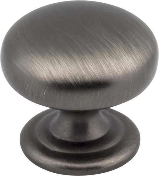 Elements - 1-1/4 Inch Diameter Dark Bronze Florence Cabinet Mushroom Knob