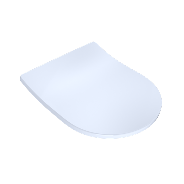 Toto - Softclose Slim D-Shape Seat And Lid For Rp Wall-Hung Toilet, Cotton White