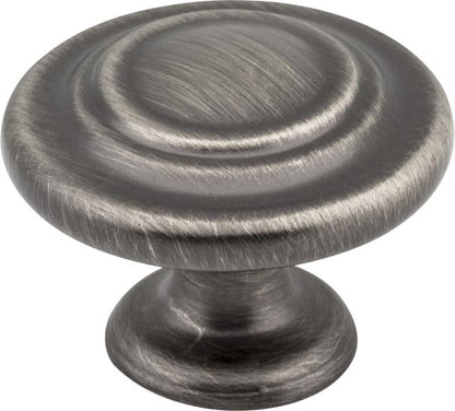 Elements - 1-5/16 Inch Diameter Round Arcadia Cabinet Knob