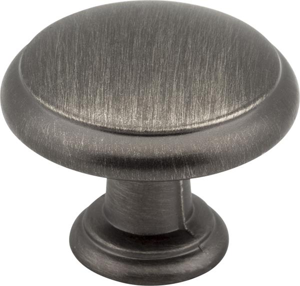 Elements - 1-3/16 Inch Diameter Gatsby Cabinet Mushroom Knob