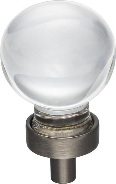 Jeffrey Alexander - 1-1/16 Inch Diameter Sphere Glass Harlow Cabinet Knob