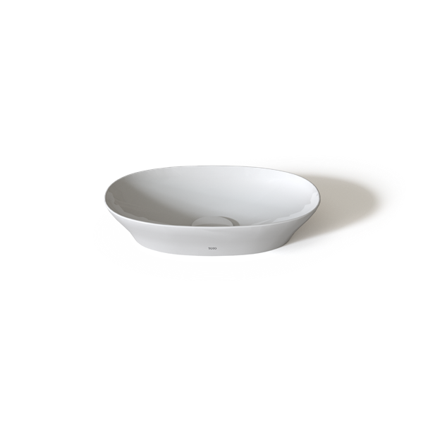 Toto - Kiwami Oval 16 Inch Vessel Bathroom Sink With Cefiontect, Cotton White