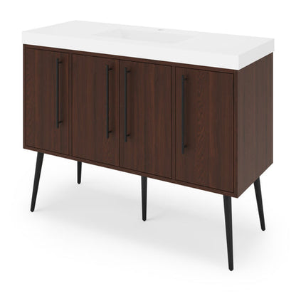Jeffrey Alexander - Tempest 48 Inch W  Single Basin Bathroom Vanity Set