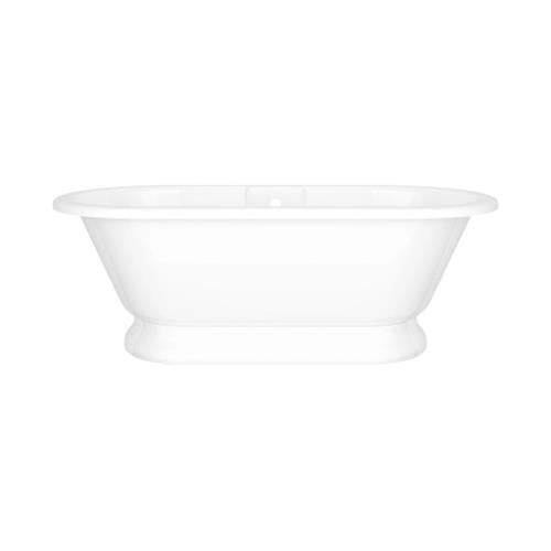 Rohl - Victoria + Albert York 69 Inch x 32 Inch Freestanding Soaking Bathtub With Pedestal Base And Overflow